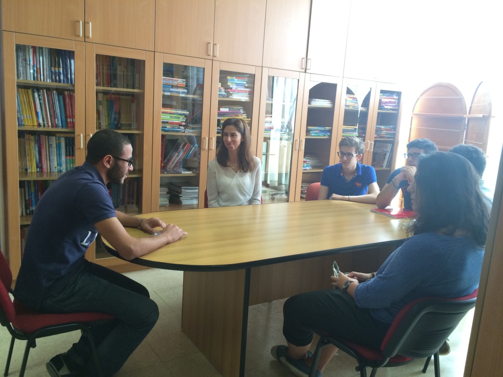 Rencontre avec Ali Aboul Hassan, ancien élève, actuellement étudiant en classe préparatoire scientifique au Lycée Henri IV (24 octobre 2014)