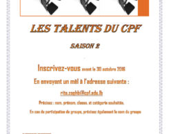 Les Talents du CPF 2