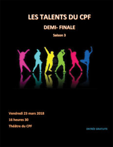 Le concours des talents du CPF