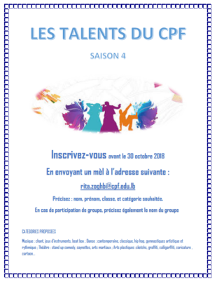 talents CPF
