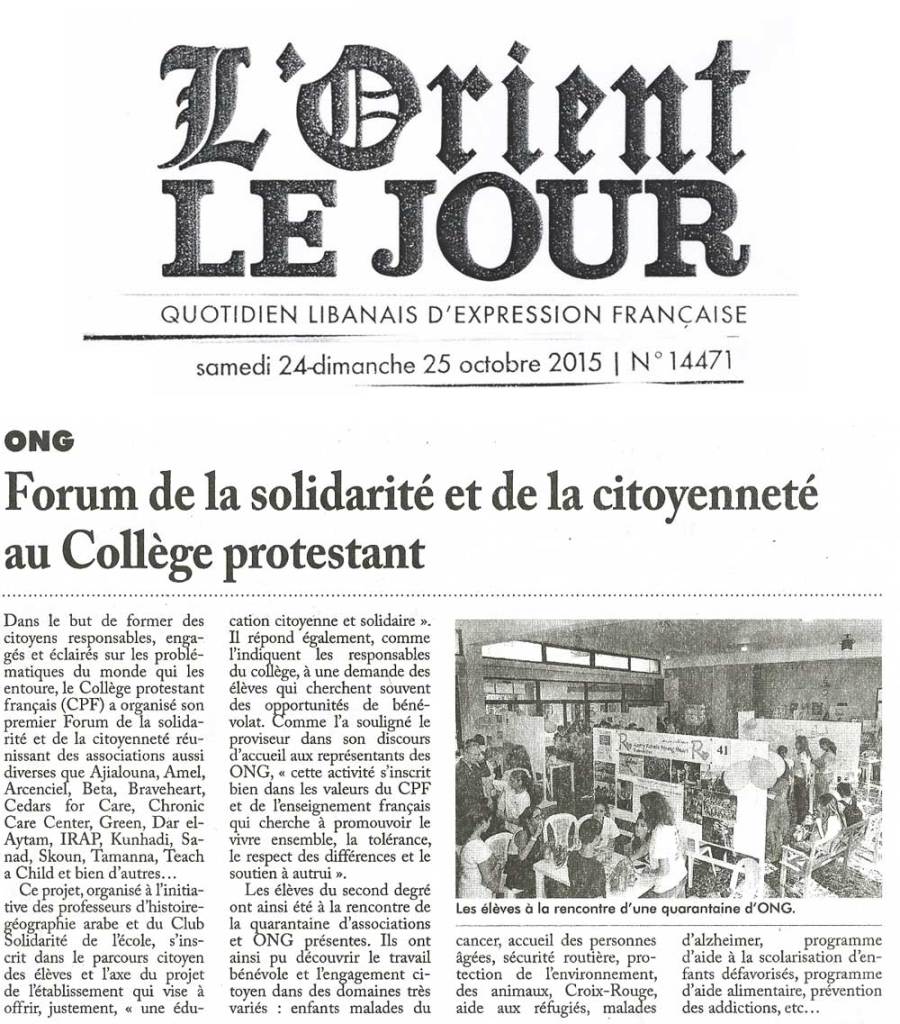 Article-L'orient-le-jour