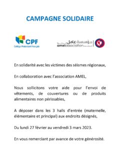 Campagne solidaire CPF – Association AMEL (1)