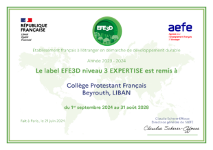 LOGO_Labellisation_EFE3D_LIBAN - Collège Protestant Français