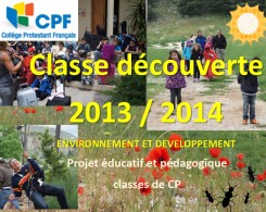 Classe découverte CP