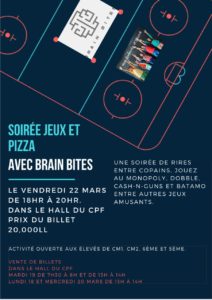 soiree jeux et pizza