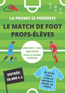 MATCH PROFS ELEVES