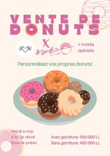 Activité Promo 2025 - vente de donuts