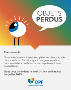 OBJETS PERDUS